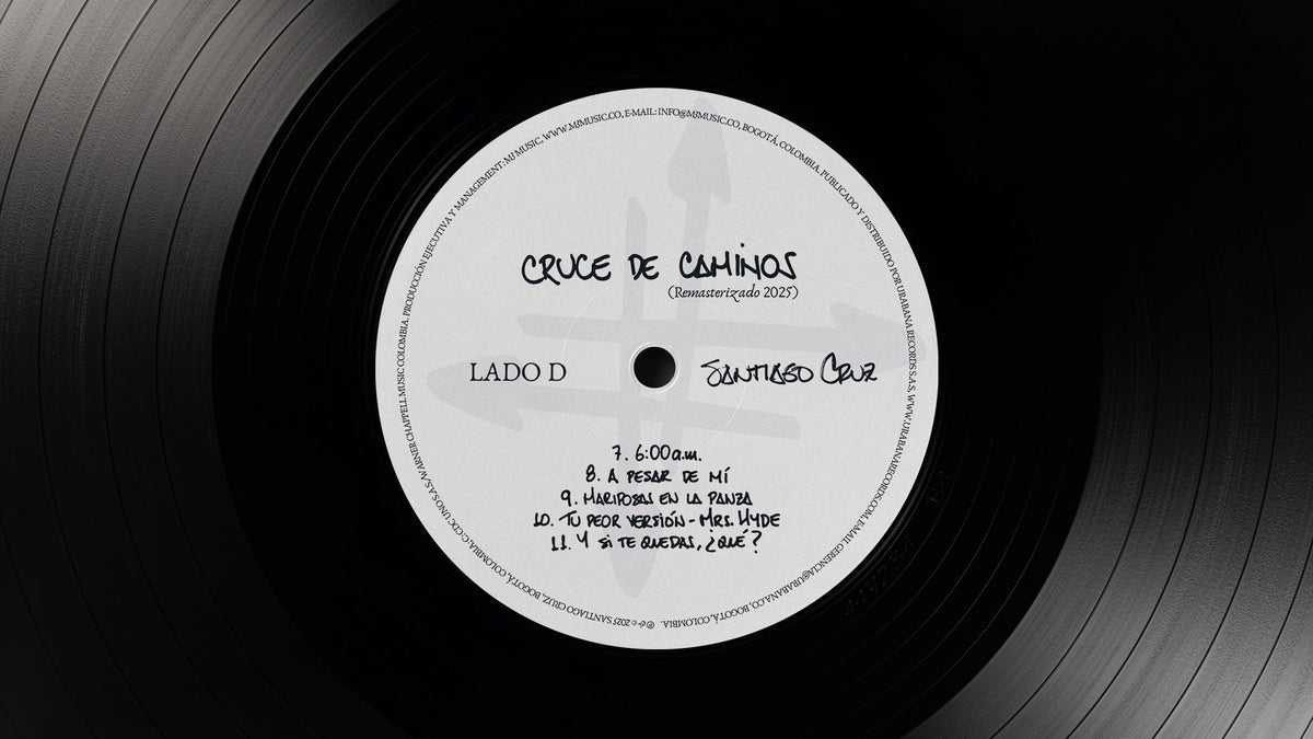Vinilo Quince de Caminos: etiqueta Lado D, Cruce de Caminos remasterizado 2025